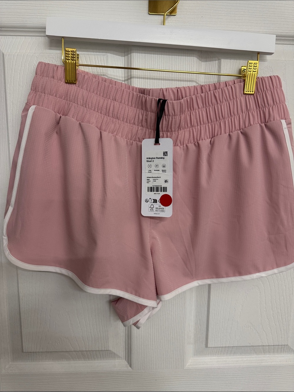 Varley Arlington Running Short 2 zephyr mauve